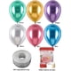 thumbnail image 2 of Globos de fiesta JHBVHBH Coloridos, cromados metálicos, 30 cm, 100 unidades, 2 of 6