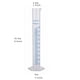 thumbnail image 2 of Cilindro Graduado VXT 100 ml Plástico Doble Escala, 2 of 7
