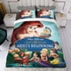 thumbnail image 4 of Los Pequeñines Conjunto de sábanas temático, trío de piezas, cómodo y amigable con la piel, diseño único, regalo de decoración para el hogar para familiares, amigos y fans,135cm *200cm, 4 of 6