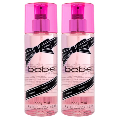 Body Mist Bebe Silver 250Ml Mujer Pack De 2