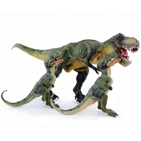 Figuras de acción Gemini&Genius Dinosaur T-Rex y Cubs para niños de 3 a 12 años