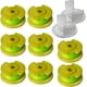 thumbnail image 1 of Bobina de hilo trenzado de 0,080" para desbrozadora Ryobi AC80RL3 de 11 pies (3,3 m) para Ryobi One+ de 18 V, 24 V y 40 V, inalámbrica, con alimentación automática, para desbrozadora eléctrica, recort, 1 of 7