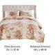thumbnail image 5 of Juego de ropa de cama Benzara Givi, 2 unidades, XL, algodón, estampado floral, 5 of 6