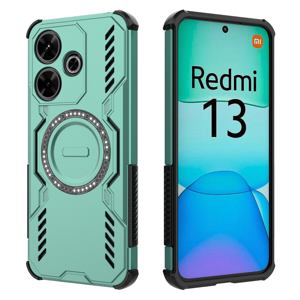 Funda Foxdock Para Xiaomi Redmi 13 4G , Magnética, Resistente A Golpes, Con Soporte, Unisex, Carga Inalámbrica