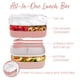 thumbnail image 4 of Rubor Bentgo Classic, todo en uno, apilable, para adultos, de Lunch Box, 4 of 6
