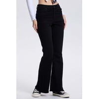 Fashionspark - Jeans Mujer Monse Flare Negro