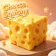thumbnail image 4 of Juguete antiestrés squishy de queso QPNGKT, fidget, 2 piezas, 4 of 7