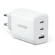 thumbnail image 1 of Cargador Fast 65W 2 USB-C / 1 USB-A Blanco CD275-90496 ugreen, 1 of 4