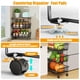 thumbnail image 3 of Cesta para frutas y verduras Gsiekare de 5 niveles, apilable con ruedas, 3 of 7