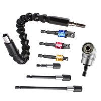 Magideal - Destornillador De Vástago Hexagonal Universal Portabrocas En Ángulo Accesorio De Herramienta De Destornillador Broca De Taladro Accesorio De Extensión , 8Pcs