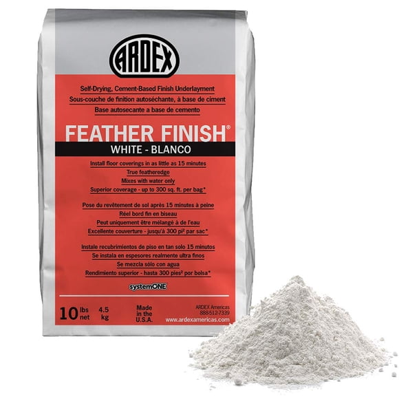 Cemento Ardex Feather Finish 4,5 kg Blanco (10 lb)