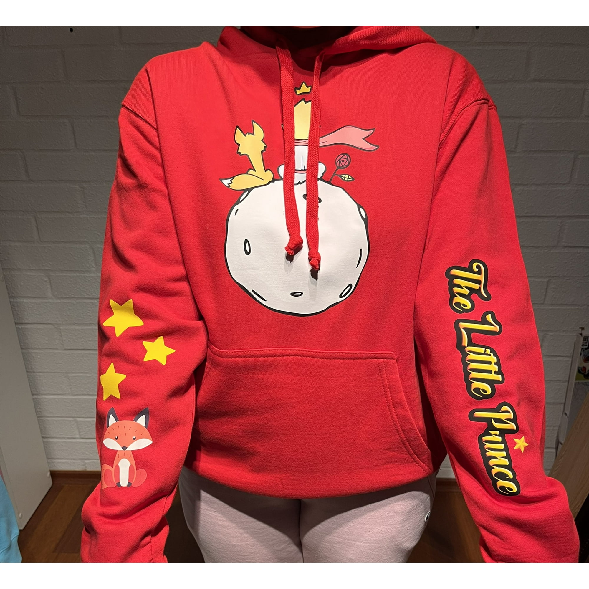 Genérico - Polerón Canguro El Principito Rojo Talla M Unisex