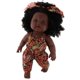 thumbnail image 1 of 30cm Real Life Baby Girl Doll Vinyl African Newborn Infant In Clothes D, 1 of 5