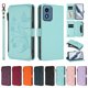 thumbnail image 3 of Funda Cartera Mariposa para [Motorola Moto G Play 2024 4G] con Soporte y Cremallera Verde menta, 3 of 6