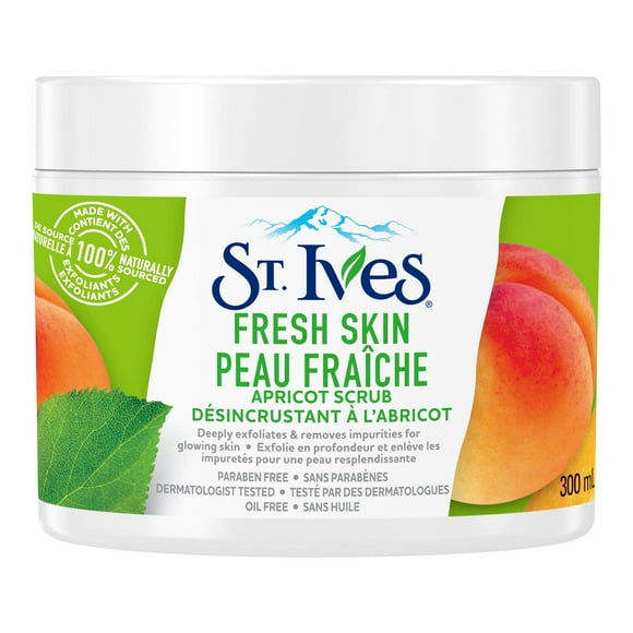 Exfoliante facial St. Ives Fresh Skin 300 ml con extracto de albaricoque