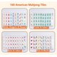 thumbnail image 4 of Juego de fichas de Mahjong ZJXYM 160 de acrílico de 4 capas con bolsa, 4 of 9
