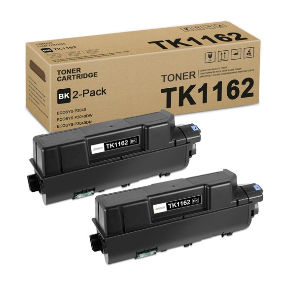 Cartucho de tóner negro Myceke TK1162 – Pack de 2 unidades – 7.700 páginas
