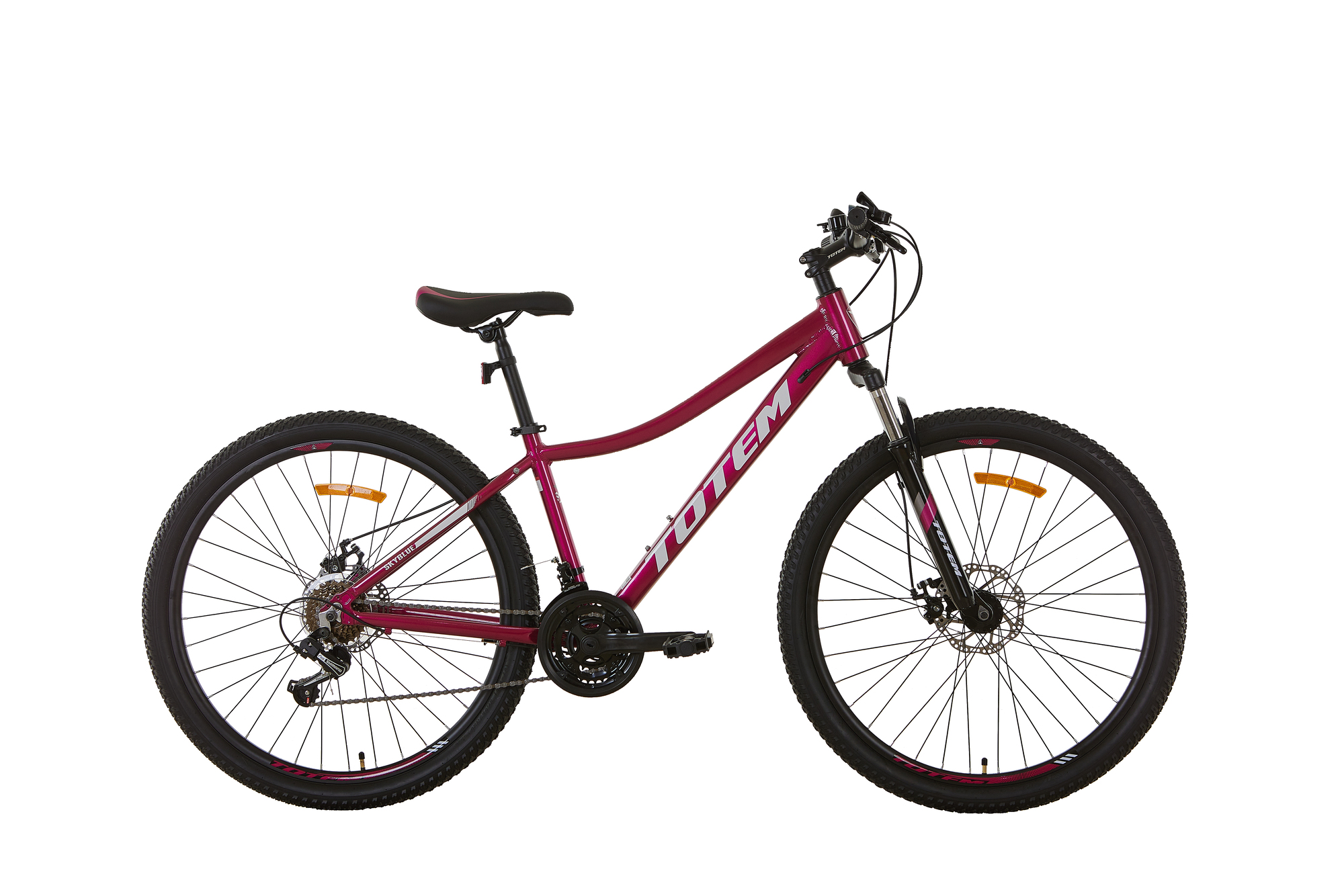 Bicicleta Totem Mtb Aro 27.5*17 Skyblue Color Fucsia
