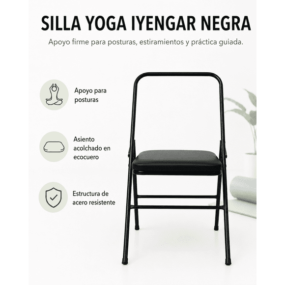 Silla Yoga Iyengar Negra