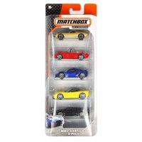 Vehículos Fundidos A Presión Matchbox 2015 Mbx Exotics, Paquete De 5 Unidades 1:64