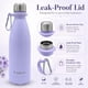 thumbnail image 4 of Botella de agua Auryu 500 ml aislada color lavanda a prueba de fugas, 4 of 7