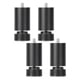 thumbnail image 1 of 4x M10 Rosca Patas Para Armazón De Cama Profesional Para Armarios Cocina Mesa De Comedor Negro 15cm, 1 of 4