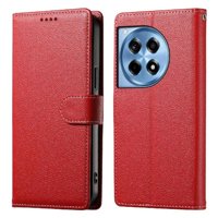 Funda Para Foxdock Oneplus 12R– Cuero Premium, 3 Ranuras Para Tarjetas, Protección Contra Impactos