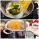 thumbnail image 5 of Colador de pasta QYQRQF, juego de 2 cestas de acero inoxidable, 5 of 7