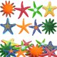 thumbnail image 1 of Juguetes para piscinas de buceo YUJUN, estrellas de mar grandes y coloridas para niños, 16 unidades, 1 of 3