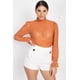 thumbnail image 1 of Top de Encaje con Cuello Simulado y Volantes, 1 of 5