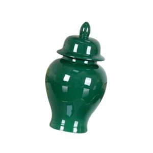 Bothyi - Jarrón De Cerámica Con Tanque De Almacenamiento, Tarro De Jengibre De Porcelana Para Arreglos Florales De Oficina