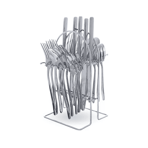 Genérico - Cubiertos Cuchilleria Color Plata