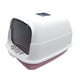 thumbnail image 4 of Caja De Arena Para Gatos Grande Con Tapa Totalmente Cerrada Con Puerta Inodoro Para Gatos Reutilizable Fondo Rosa, 4 of 6