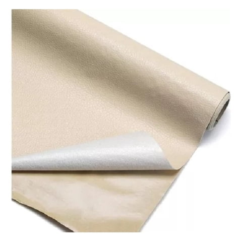 Kimale - Parche Autoadhesivo De Cuero Para Reparar Sofás De 50X137Cm Crema