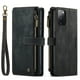 thumbnail image 1 of Wallet Case Artificial Leather Card Holder, Magnetic Kickstand & Zipper For Samsung Galaxy S23 S22 S21 S20 Ultra S21 FE S10 S9 S8 Plus Note 10 Note 20 Ultra, 1 of 3