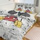 thumbnail image 1 of Mickey Print Bedding Set Pattern Duvet Cove Set 3 Pieces 1 Quilt Cover And 2 Pillowcases for Women Men Teens, 1 of 5