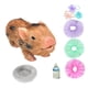 thumbnail image 5 of Lechón De Silicona De Cuerpo Suave, Mini Lechón Reborn Para Niños, Regalo De Cumpleaños, Niño Y Niña, Color Marrón, 5 of 5