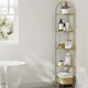 thumbnail image 3 of Mueble Estante Esquinero Dorado Odder, 3 of 8