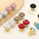 thumbnail image 5 of Pomelos de cajón Uxcell, 4 piezas de 1.1 pulgadas de diámetro, decoración de diamante brillante, 5 of 6