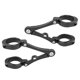 thumbnail image 3 of 2x Abrazadera De Montaje De Soporte De Faro De Motocicleta 39-41 Mm Universal Negro, 3 of 5