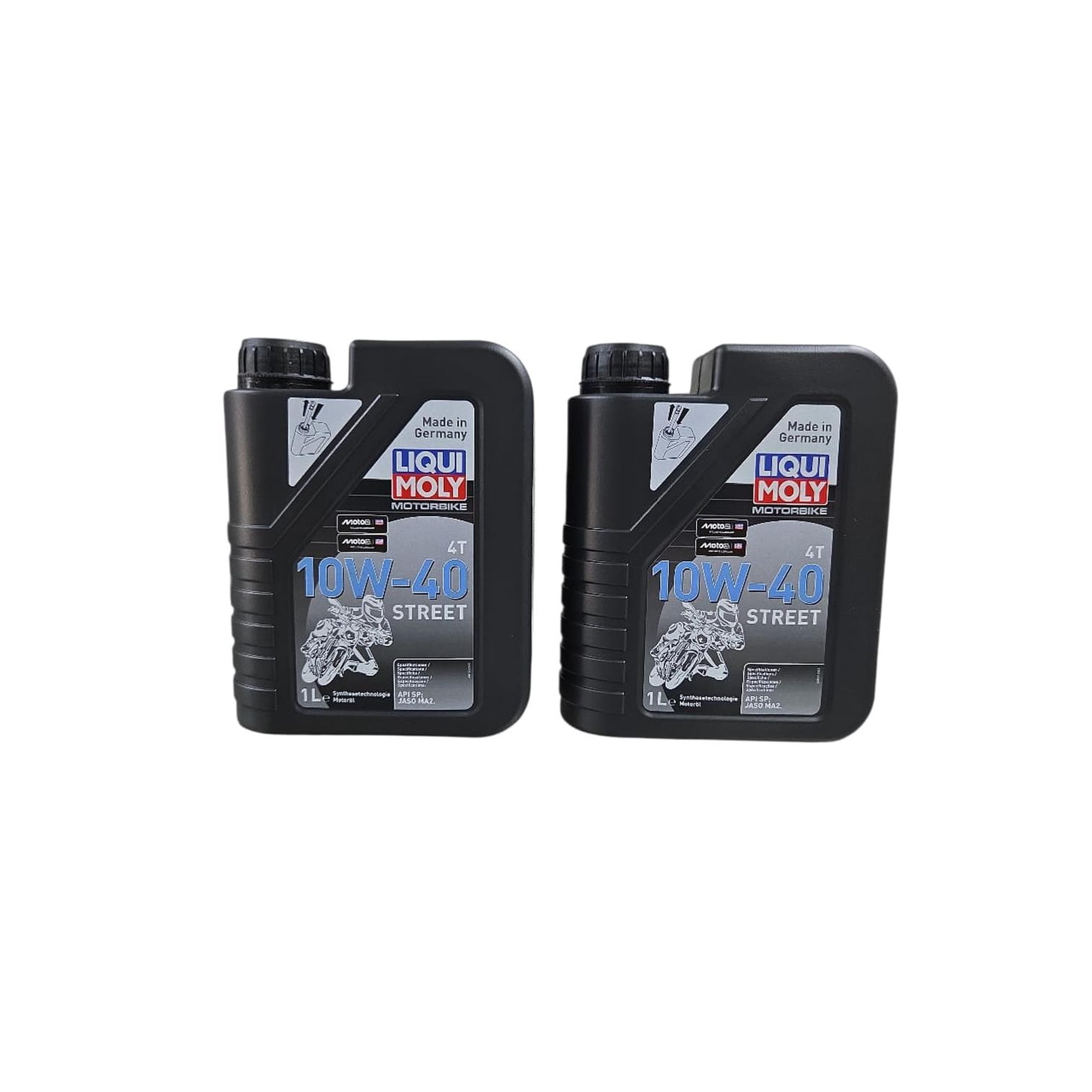 Pack 2l Aceite Para Moto 10w 40 Sintetico Liqui Moly 4t
