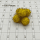 thumbnail image 1 of suxuMhao Pompones Amarillos y Rosas para Manualidades Pompones de Oropel Esponjosos con Brillo Pompones Decoración de Ropa 0.98 Inch 100 Pzas Pompones Al por Mayor para Manualidades DIY Adornos de, 1 of 3