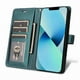 thumbnail image 5 of FOXDOCK Funda tipo Cartera para iPhone 15 – Cubierta de Cuero PU con Múltiples Ranuras, Bolsillo para Efectivo y Correa de Muñeca, 5 of 6
