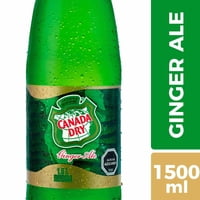 Bebida Ginger Ale Original Botella 1,5 L Canada Dry