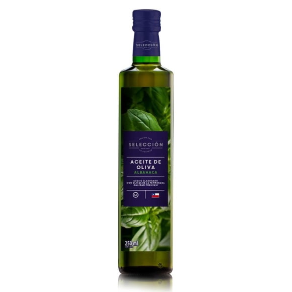 Aceite de Oliva Especiado Albahaca Botella, 250 ml