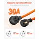 thumbnail image 2 of Cable de extensión para secadora VEVOR de 10 pies y 3 puntas NEMA 10-30P a 10-30R, 2 of 9
