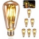 thumbnail image 1 of Bombilla Vintage E27, 6 Unidades, Bombilla Led Edison E27 St64, Lámpara Decorativa, Bombilla Retro Edison, Lámpara Antigua Vintage, Filamento Blanco Cálido De 4 W, Para Restaurante, Cafetería, Bar, Bo, 1 of 5