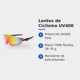 thumbnail image 2 of Lentes de Sol Ciclismo B-090 UV400 Marco TR90 Fucsia Lente Multicolor Unisex, 2 of 4
