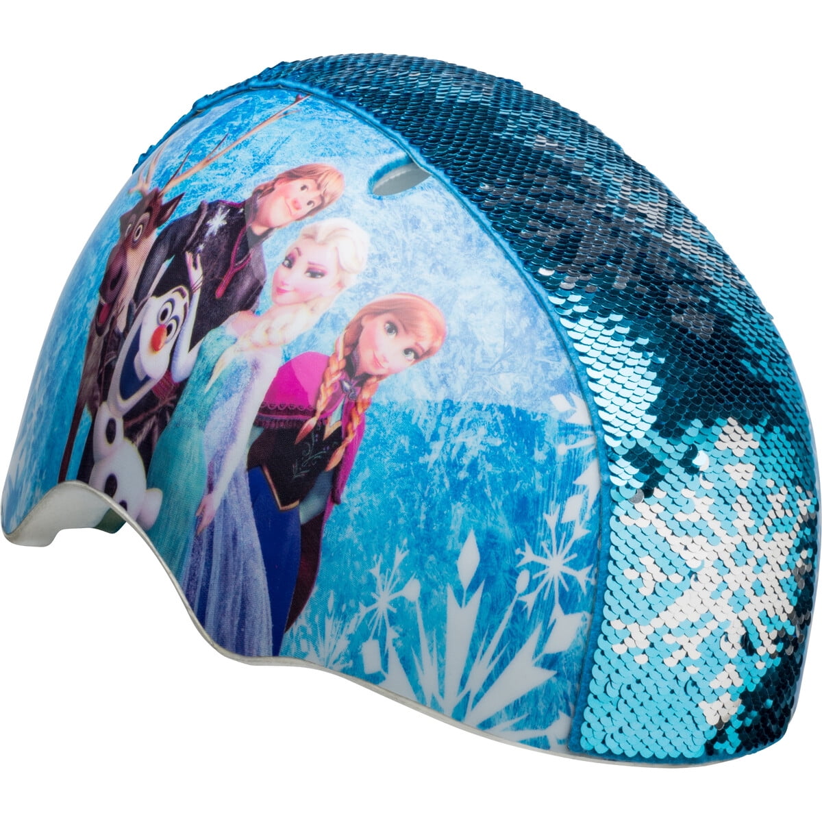 Casco Disney Frozen Niños Lentejuelas 50-54 Cm Multideporte