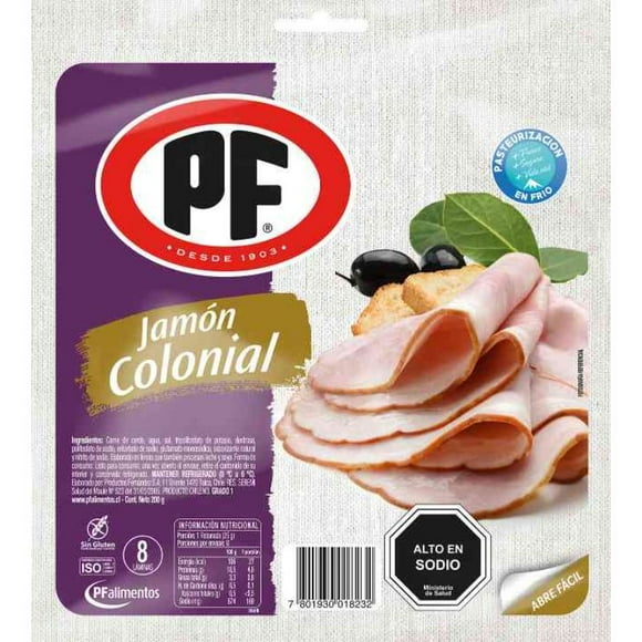 Jamón Colonial Tradicional, 200 gr